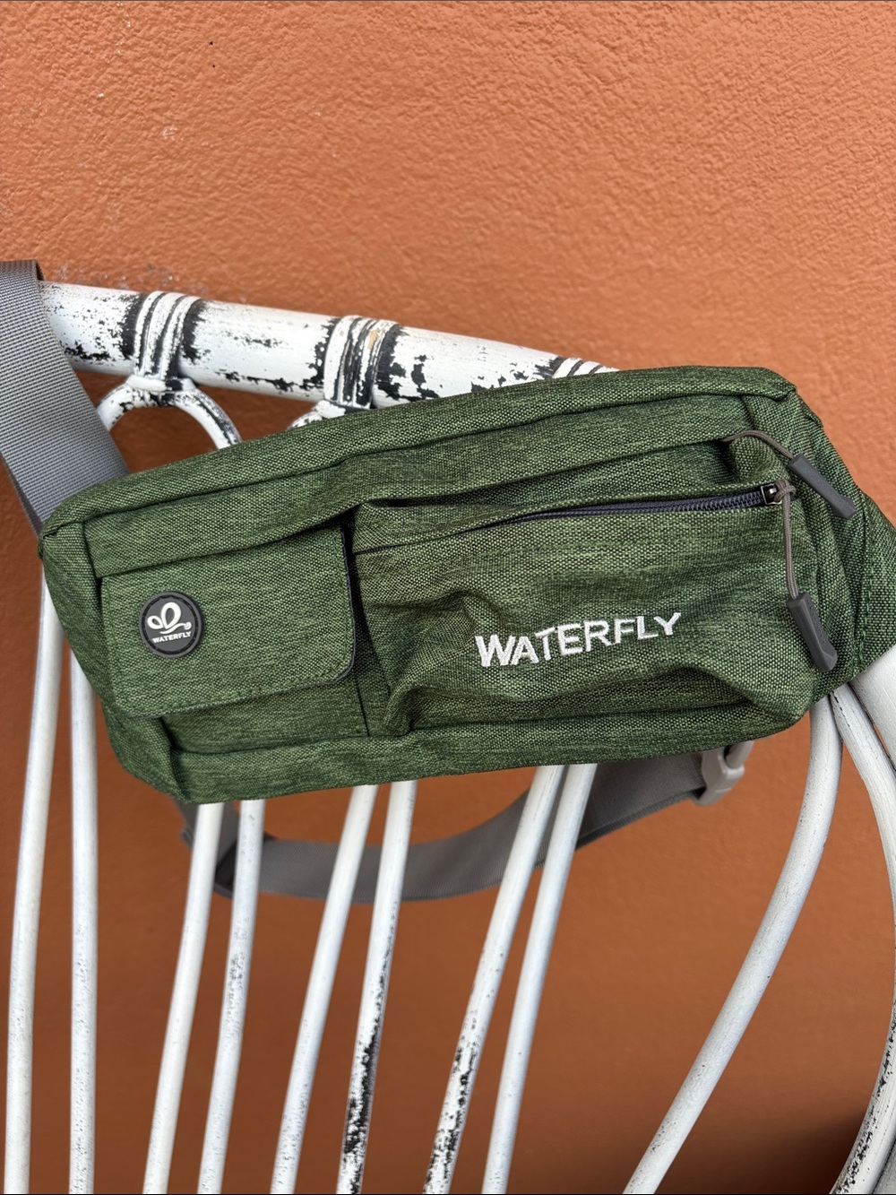 WATERFLY Olive Green Men’s Utility Sling Belt Bag